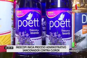 Poett: inician proceso sancionador contra Clorox Perú