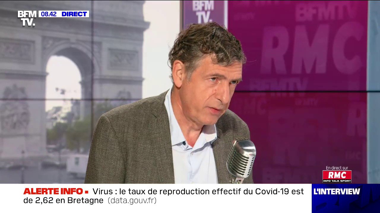 Éric Caumes, chef du service des maladies infectieuses à la Pitié-Salpétrière: "Dans les lieux clos où on ne peut pas ventiler, il faut porter le masque"