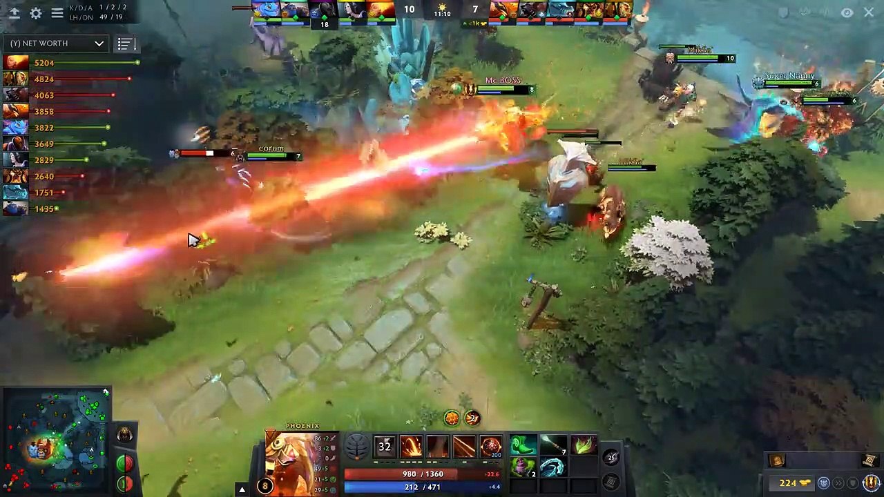 MIRACLE Dota2 - Phoenix - 8K MMR Immortal Pro Gameplay #dota2 #miracle #phoenix