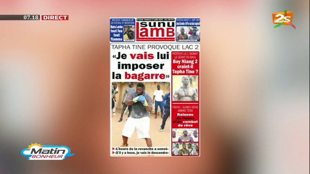 MATIN BONHEUR DU 17 JUILLET 2020 AVEC ASTOU DIONE - INVITE: KILIFEU DU MOUVEMENT Y’EN A MARRE
