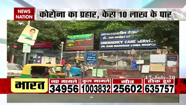 Coronavirus: एक दिन में कोरोना के 35 हजार नए मरीज मिले, कुल मामले 10 लाख के पार