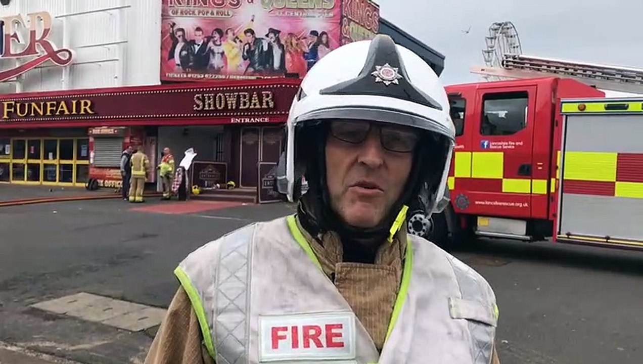 Blackpool's Central Pier Fire extinguished