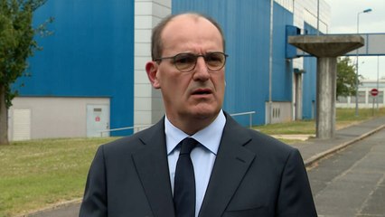 Déplacement de Jean Castex dans une entreprise de Corbeil-Essonnes