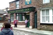 Coronation Street 2015 tour from the Rovers to Devs; a view of the old side of Corrie
