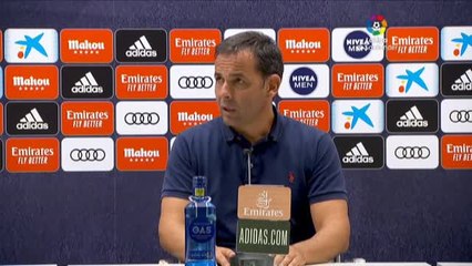 Calleja: "Es un orgulloso entrenar a esta platilla, siempre han creído en el objetivo de la Europa League"