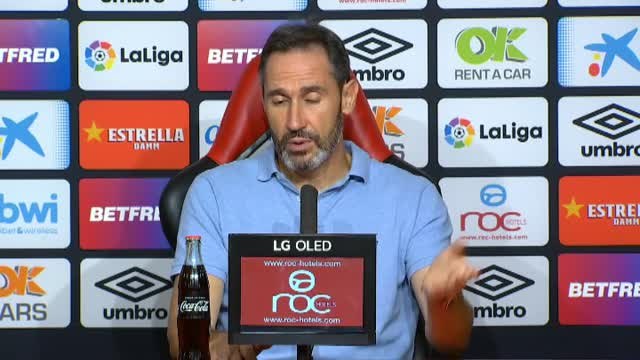 Vicente Moreno: No tengo otra cosa que pedir disculpas