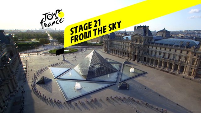 Tour de France 2020 - Étape 21 vue du ciel / Stage 21 from the sky : Mantes la Jolie - Paris Champs-Élysées 