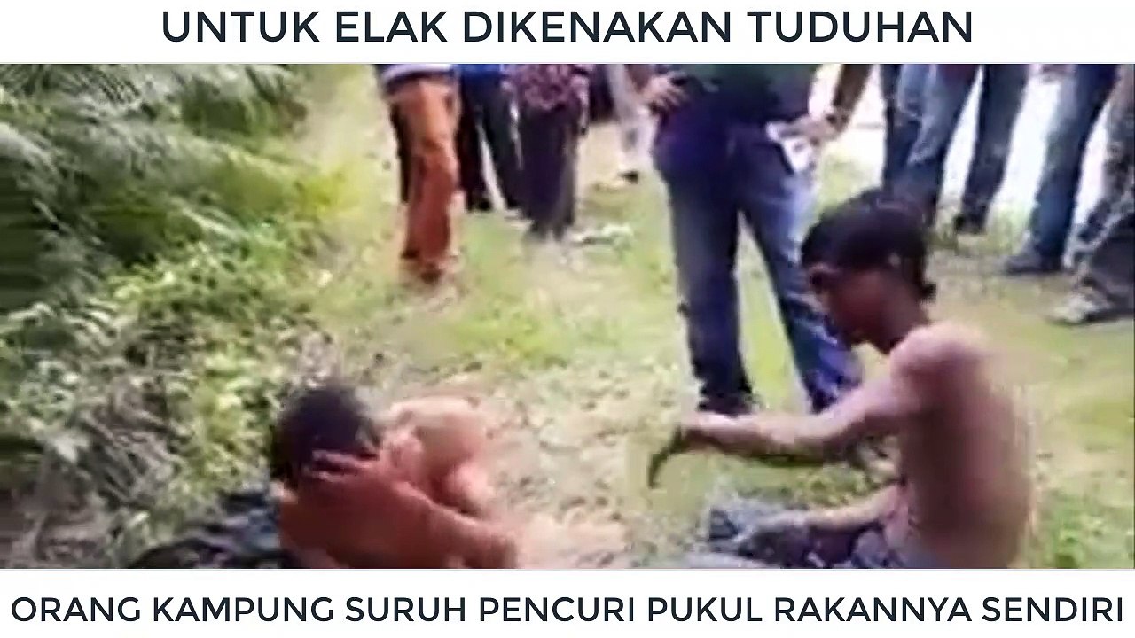 Pencuri Pukul Sesama Sendiri