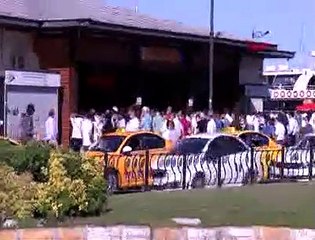 İskelede kadından kadına uçan tekme