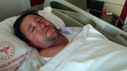 AK Partili Belediye Başkanını taşıyan makam aracı şarampole devrildi