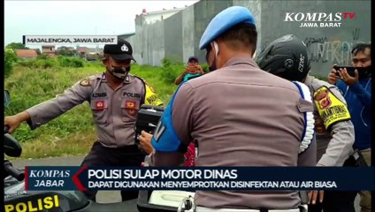 Polisi Sulap Motor Dinas
