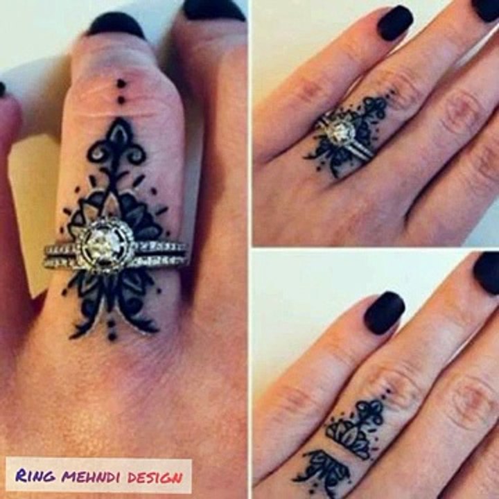 Eid Special Ring Mehndi Designs For Fingers