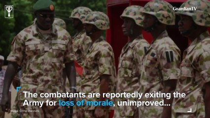 Nigerian Army faces morale crisis as 380 soldiers exit over "loss of interest"