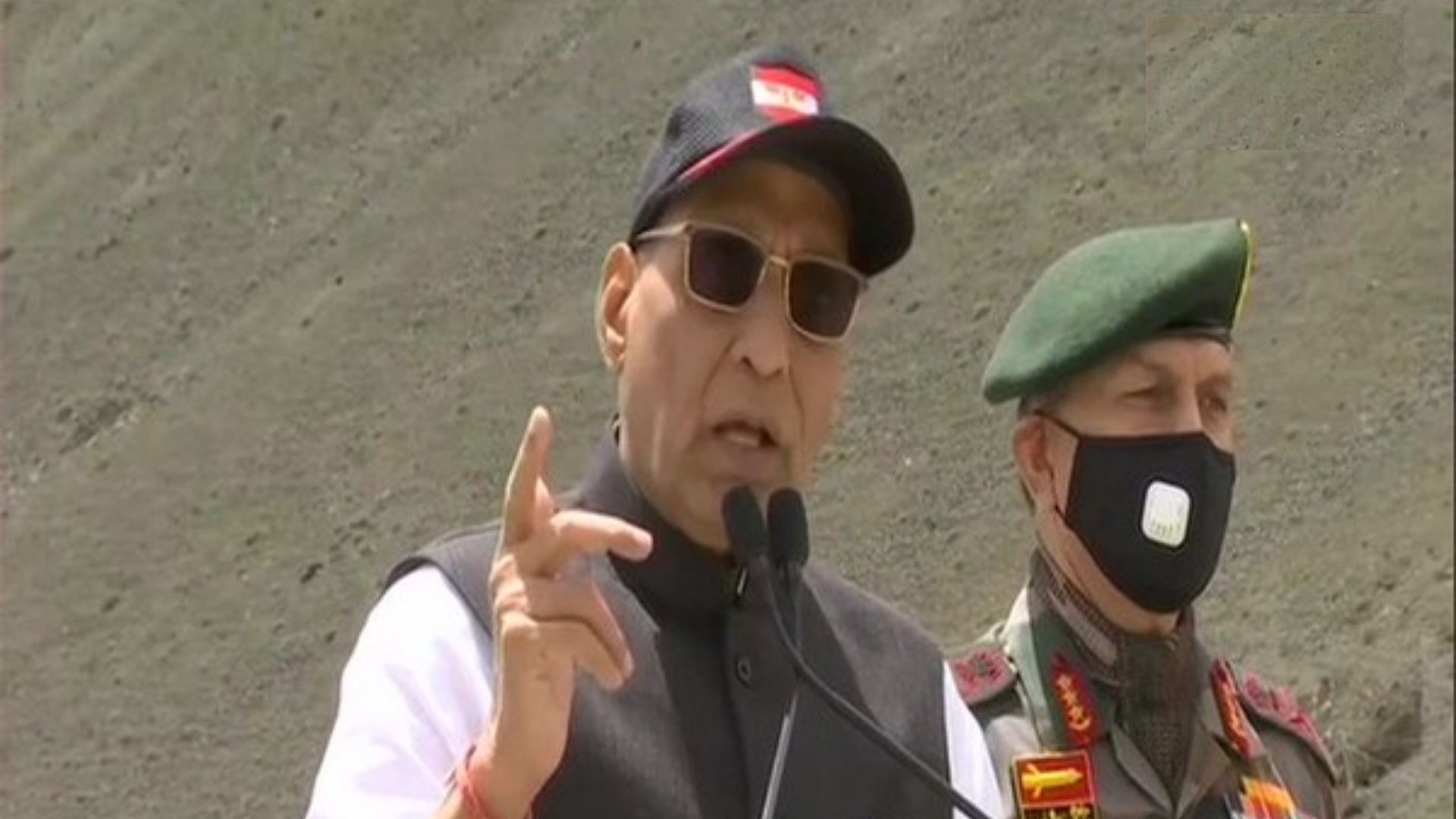 ⁣Rajnath Singh Ladakh visit amid India-China tension
