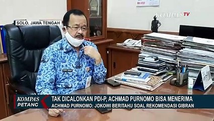 Tak Dicalonkan PDI, Achmad Purnomo: Jokowi Beri Tahu Soal Rekomendasi PDI-P