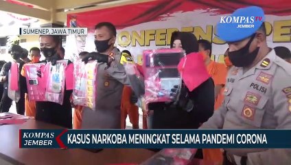 Peredaran Narkoba Marak Saat Pandemi, 76 Pelaku Dibekuk
