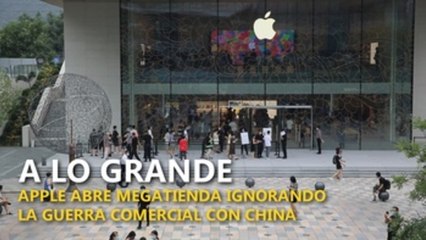 Así es la nueva megatienda de Apple en Pekín