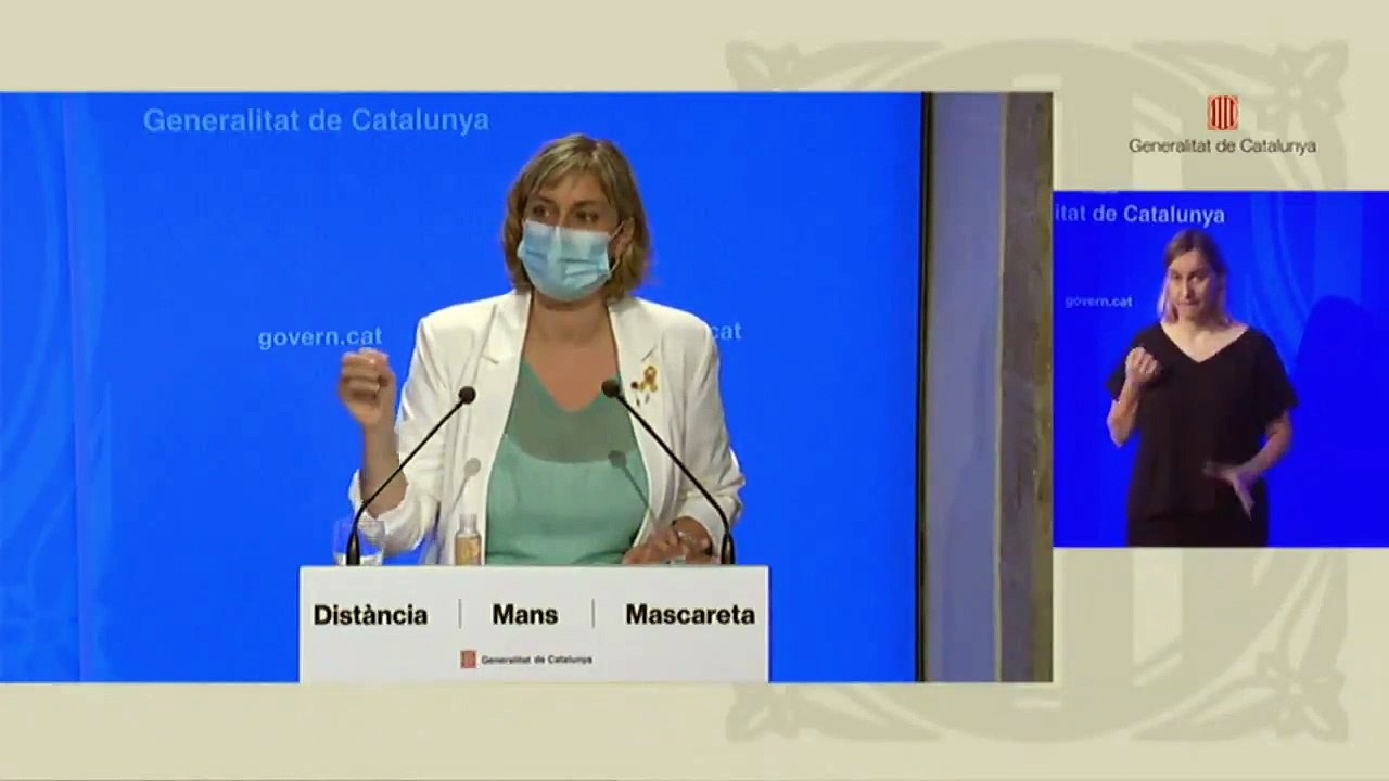 ¡En qué manos caímos!: La consejera de Sanidad de Torra afirma que la "mejor política sanitaria es no contagiarnos"