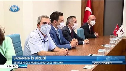 ESTÜ ile  HBÖGM  arasında protokol imzalandı