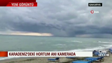 Son Dakika Haberi: Karadeniz'deki hortum anı kamerada | Video