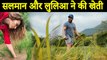 Salman Khan And lulia Vantur Is Doing Farming In His Panvel Farmhouse