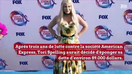 Tori Spelling : ses dettes deviennent exorbitantes