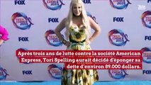 Tori Spelling : ses dettes deviennent exorbitantes