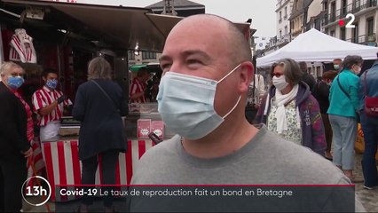 Covid-19 : le taux de reproduction fait un bond en Bretagne
