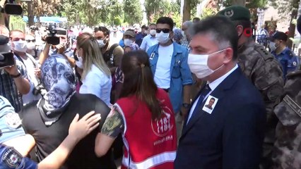 Şehit polis memuru Anıl Kemal Kurtul, Hatay'da toprağa verildi