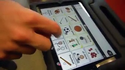 Using Proloquo2go to practice taking turns