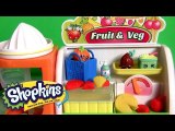 Shopkins Fruits and Veggie Stand Playset - Disney Frozen Princess Elsa Shopping at Supermarket