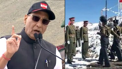 Rajnath In Leh : 'Talks Are On But Can’t Guarantee Outcome' Oneindia Telugu