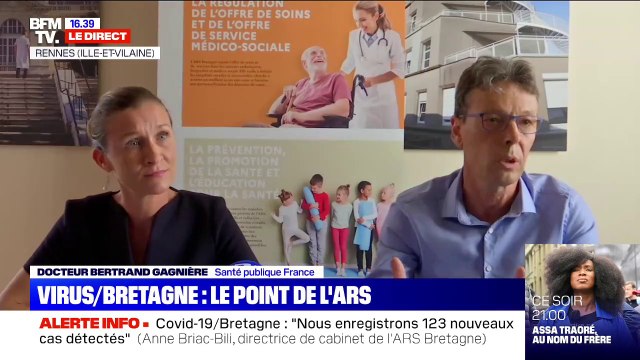 Santé publique France sur l'épidémie de coronavirus en Bretagne: On est capable, pour le moment, de circonscrire les foyers concernés