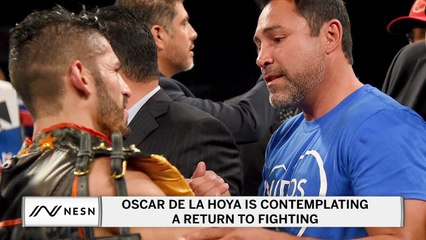 Oscar De La Hoya is Contemplating a Return to Fighting
