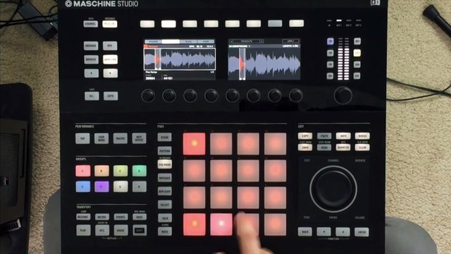 Sample Chopping Example 2 - DJ Premier Full Clip (Double Hits to avoid silence between chops)