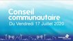 Conseil de la Communauté Urbaine de Dunkerque du Vendredi 17 Juillet 2020 (Replay)