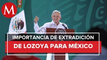 Extradición de Emilio Lozoya ayudará a seguir limpiando de corrupción al país: AMLO