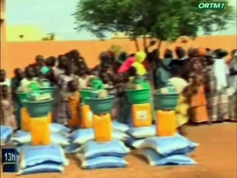 ORTM - Don de vivres et de kits de lavage des mais par l’OMVS aux populations