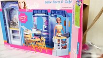 Barbie doll Bakery! Barbie Bake & Cafe! باربي دمية مخبز متجر اللعب Barbie boneca Padaria Brinquedos