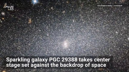 Hubble Spots Sparkling Galaxy With Up to a Few Billion Stars