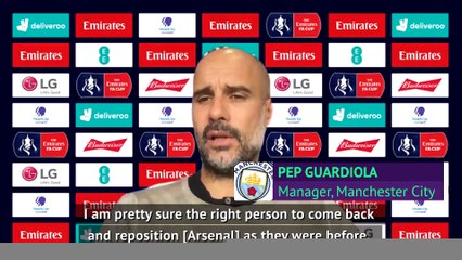 Download Video: Arteta can make Arsenal contenders again - Guardiola