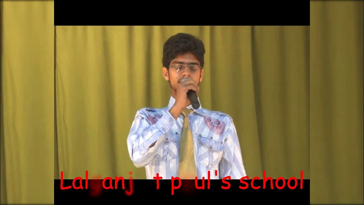 Stand Up Comedy In Josh 2012 __ lalganj st pauls school