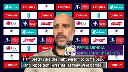 Download Video: Arteta can make Arsenal contenders again - Guardiola