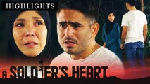 Alex tries to persuade Yazmin to leave with him | A Soldier's Heart