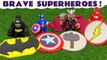 Marvel Avengers and DC Comics Superheroes Logos Rescue with Batman and the Funny Funlings with Thomas and Friends in this Family Friendly Full Episode English Toy Story for Kids