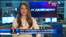 Esta tarde Asamble sesionará para elegir al nuevo vicepresidente