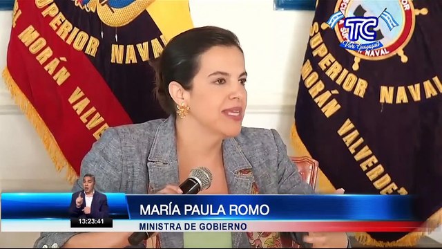 Ministra de Gobierno, María Paula Romo, se defendió ante declaraciones vertidas en su contra