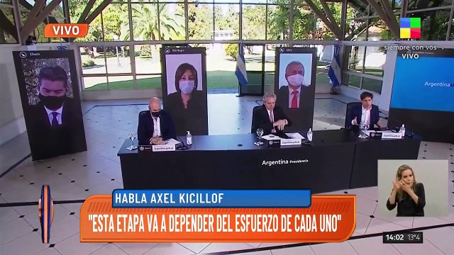 Axel Kicillof: Vamos a pasar a una cuarentena intermitente en la provincia de Bs. As.