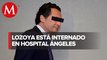 Emilio Lozoya se encuentra en el Hospital Ángeles del Pedregal