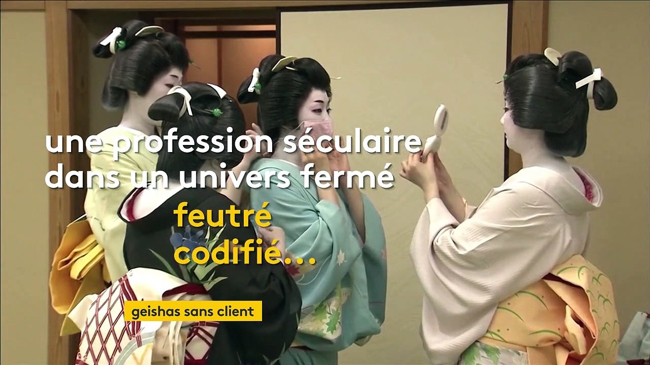Culture : au Japon, des geishas se retrouvent sans clients